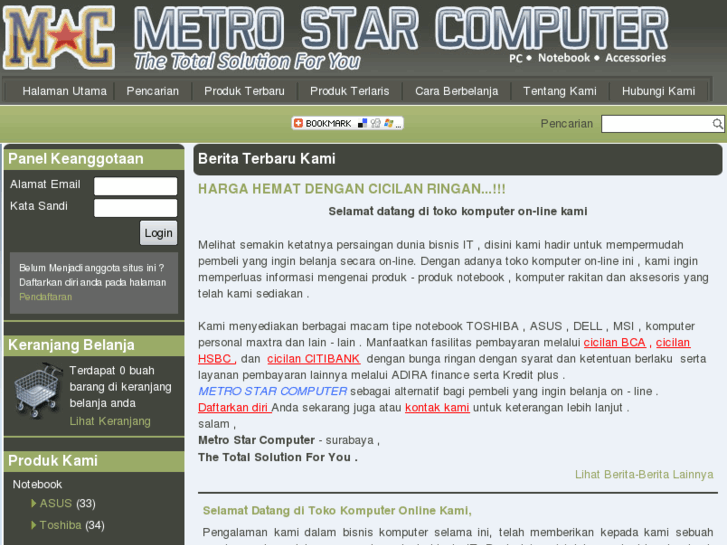 www.metrostar.co.id