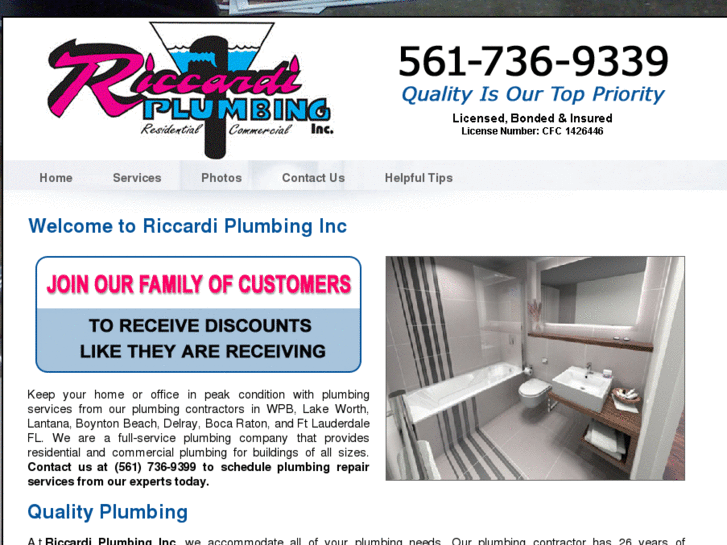 www.riccardiplumbing.net