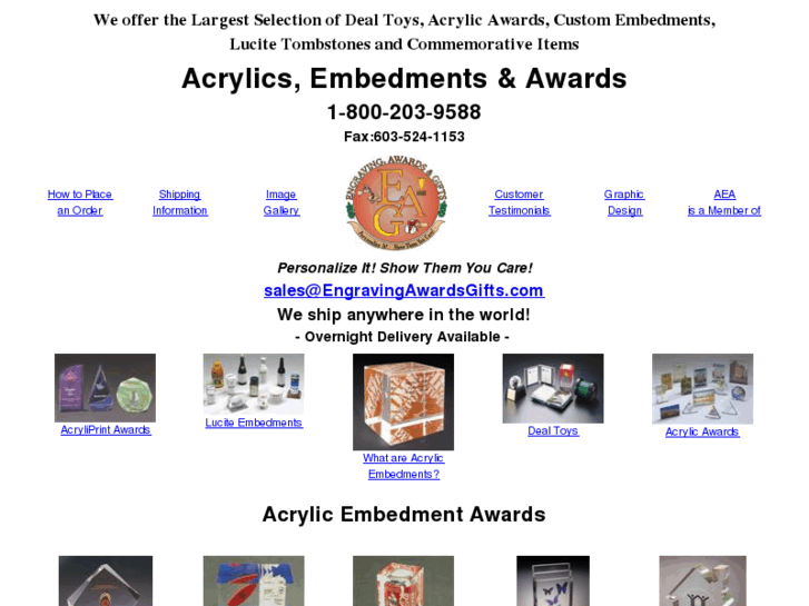 www.acrylicsembedmentsawards.com