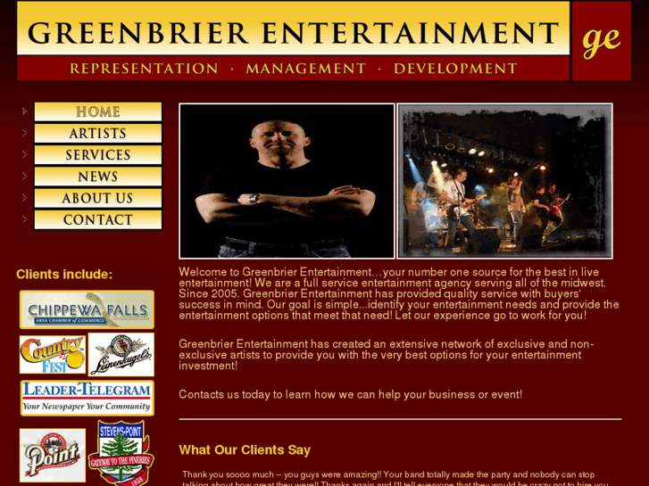 www.greenbrierentertainment.com