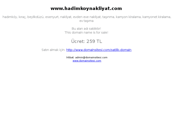 www.hadimkoynakliyat.com