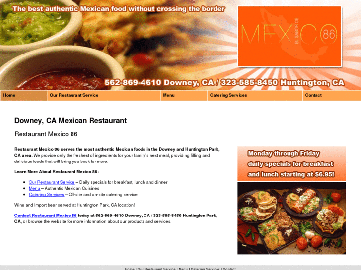 www.restaurantmexico86.com