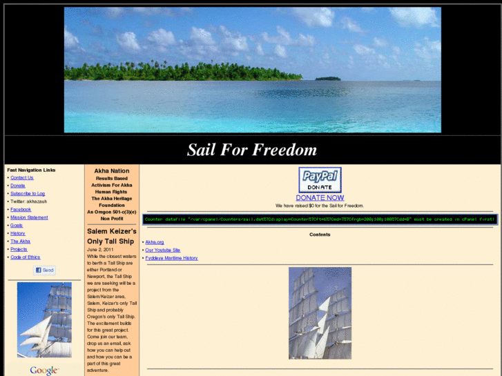 www.sailforfreedom.org