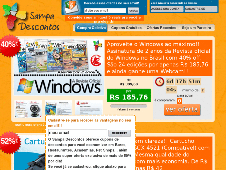 www.sampadescontos.com.br