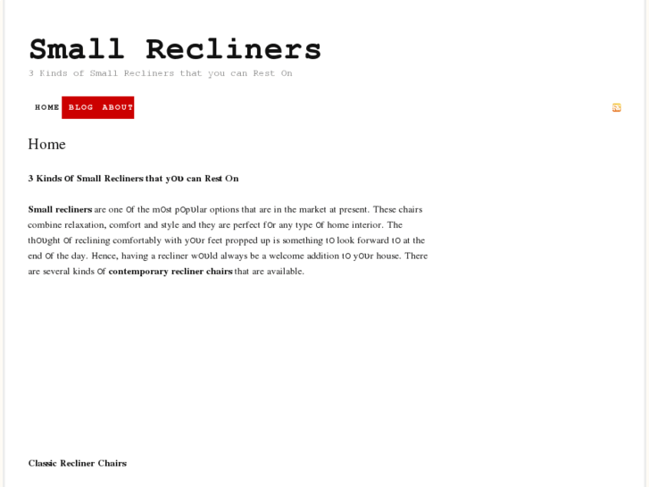 www.smallrecliners.org