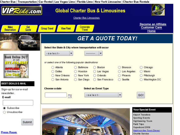 www.charterbuslimousines.com