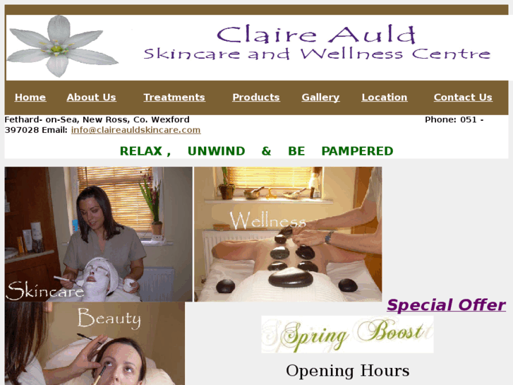 www.claireauldskincare.com