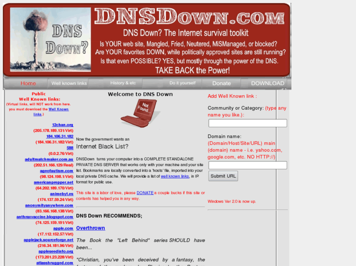 www.dnsdown.com