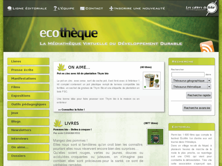 www.ecotheque.org