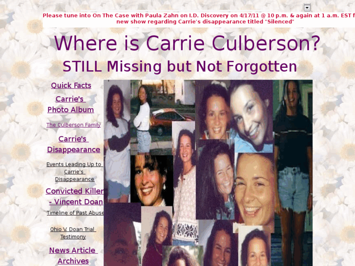 www.findcarrieculberson.com