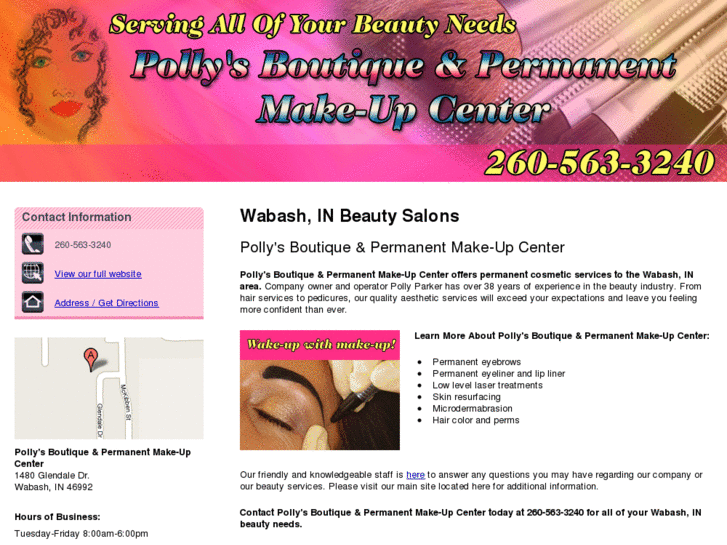 www.pollyspermanentmakeupcenter.com