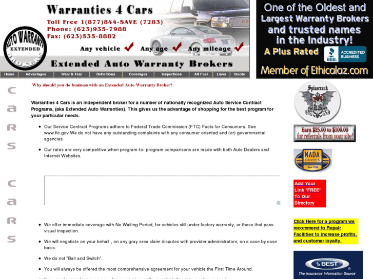 www.warranties4cars.com