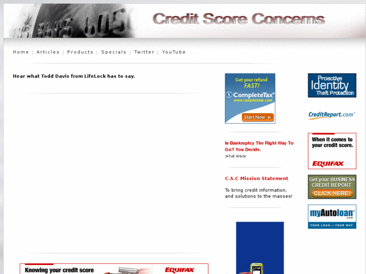 www.creditscoreconcerns.com