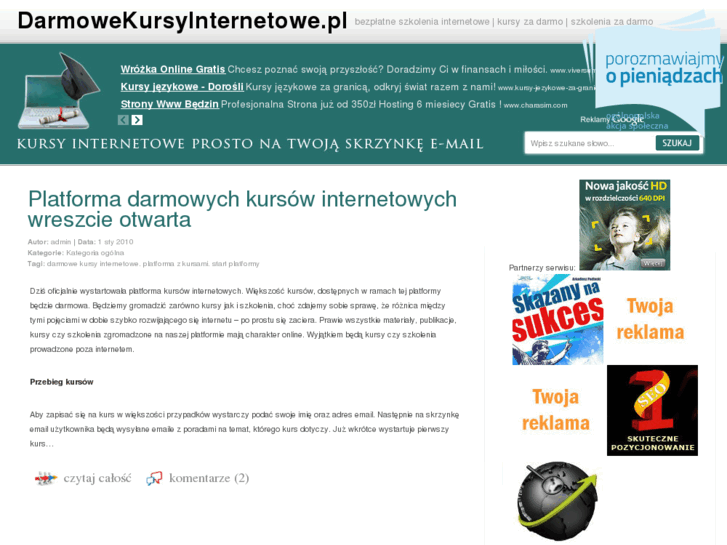 www.darmowekursyinternetowe.pl