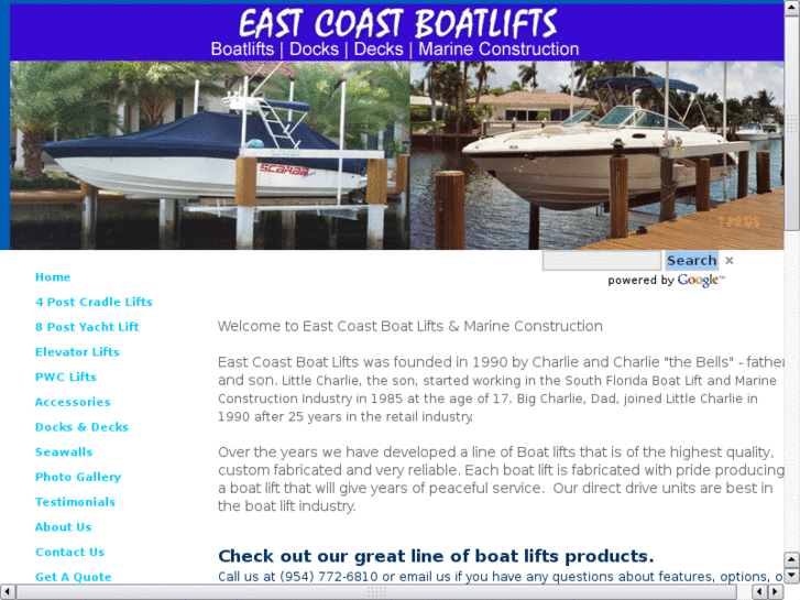 www.eastcoastboatliftsfla.com