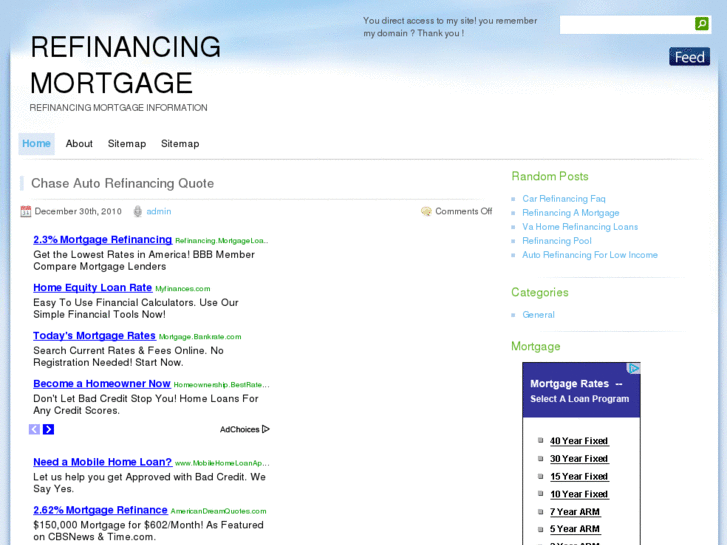 www.erefinancingmortgage.info