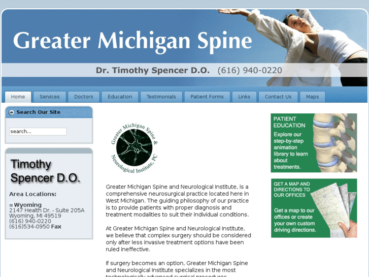 www.greatermichiganspine.com