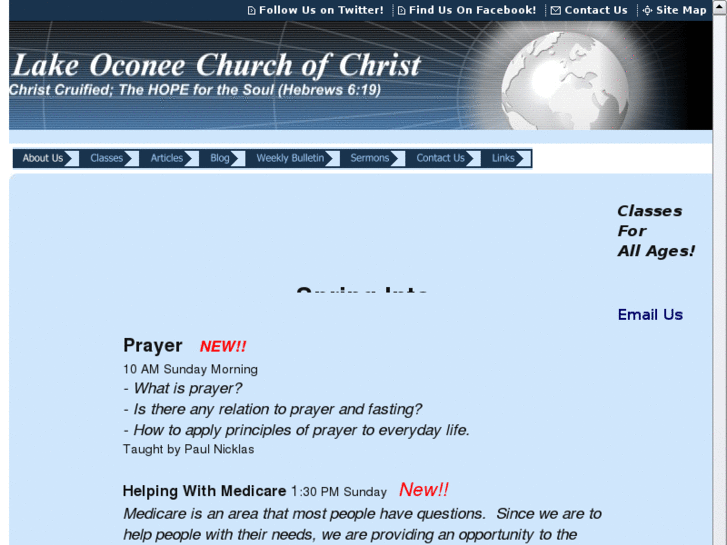 www.lakeoconeechurchofchrist.com