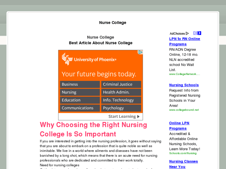 www.nursecollege.net