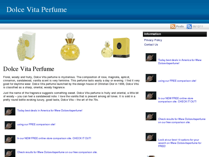 www.dolcevitaperfume.com