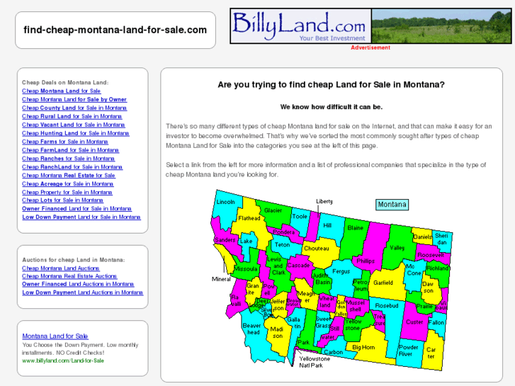 www.find-cheap-montana-land-for-sale.com