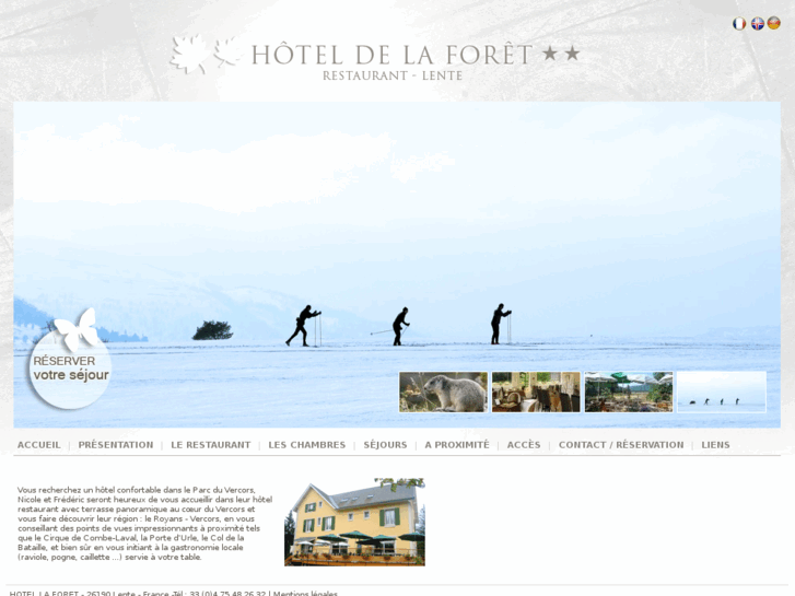 www.hotel-de-la-foret.com