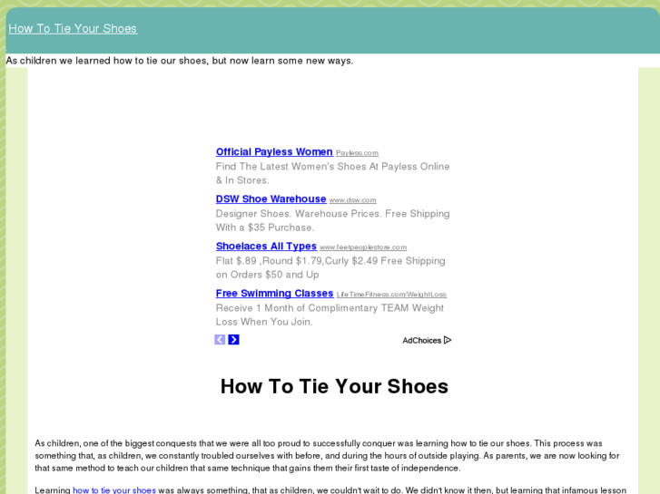 www.howtotieyourshoes.com