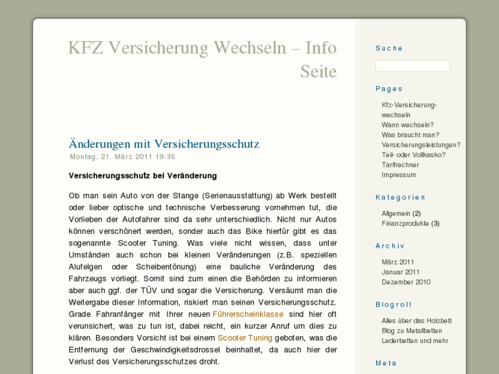 www.kfz-versicherung-wechseln.info