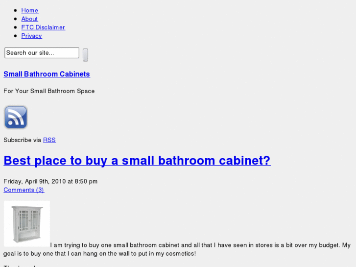 www.smallbathroomcabinets.net