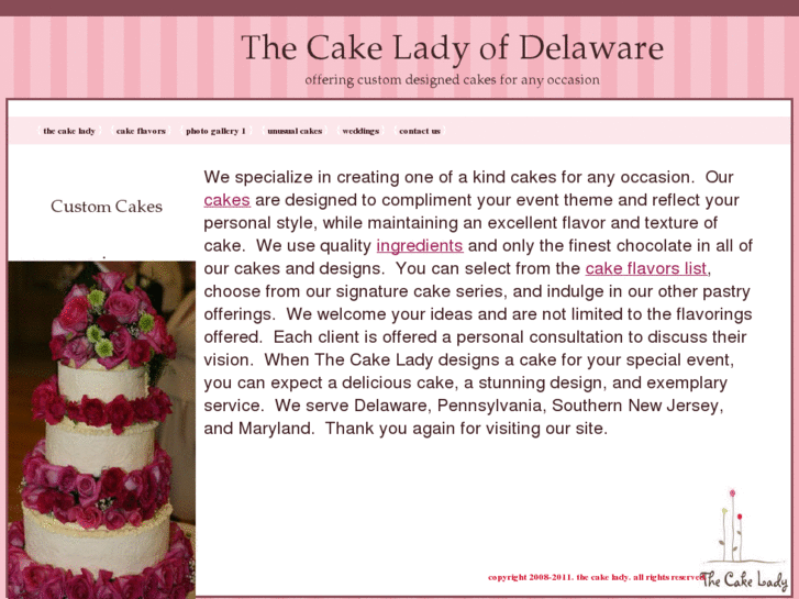 www.thecakeladyde.com