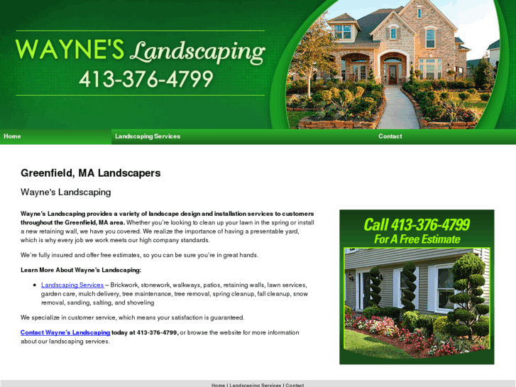 www.wayneslandscapingma.com