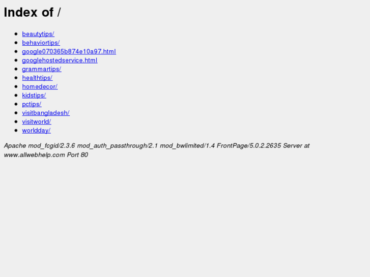 www.allwebhelp.com