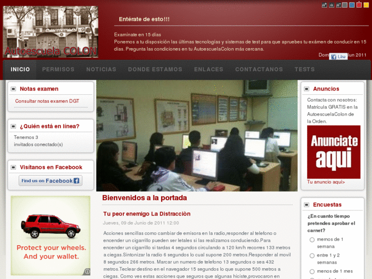 www.autoescuelacolonhuelva.es