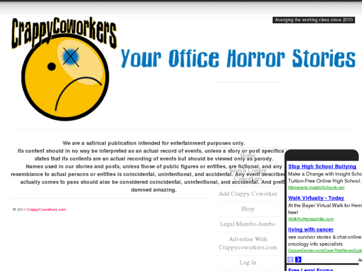 www.crappycoworkers.com