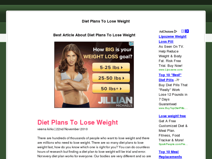 www.dietstoloseweightfast.org