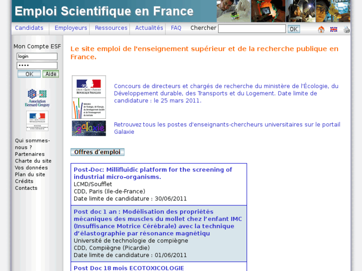 www.emploi-scientifique.info