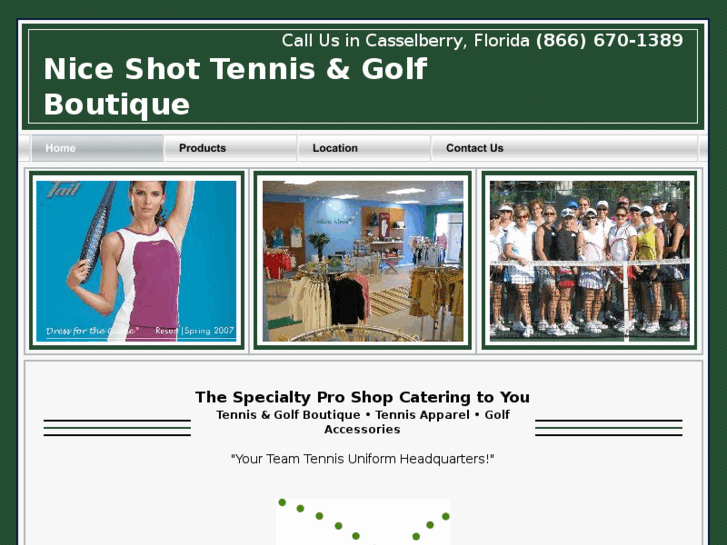 www.niceshot-tennisgolf.com