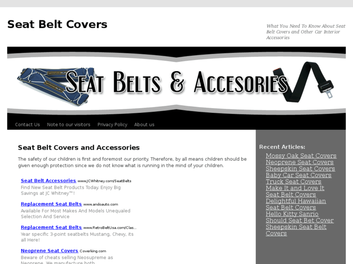 www.seatbeltcovers.org