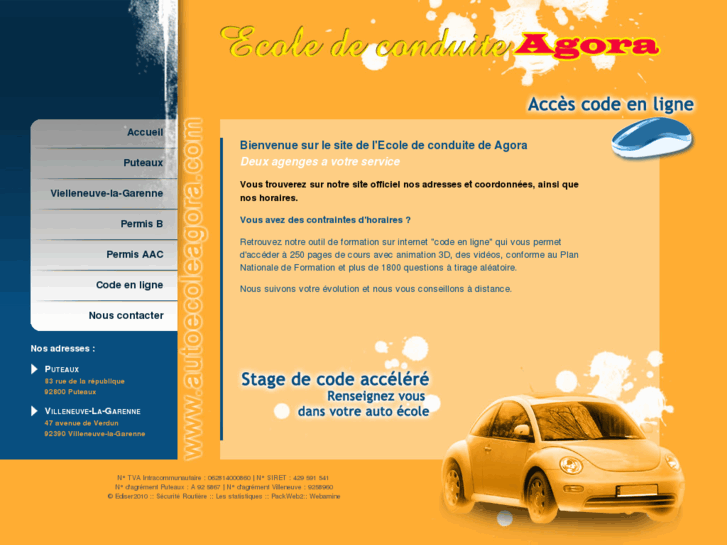 www.autoecoleagora.com