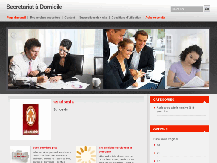 www.secretariatadomicile.com