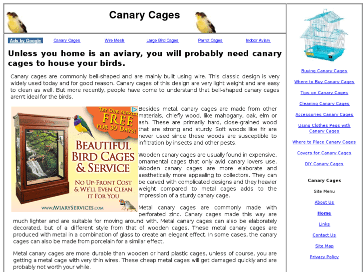 www.canarycages.org