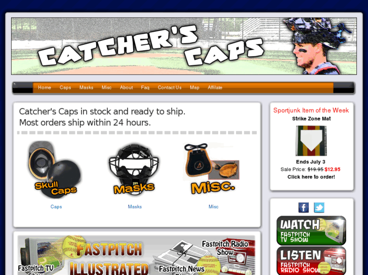 www.catchercaps.com