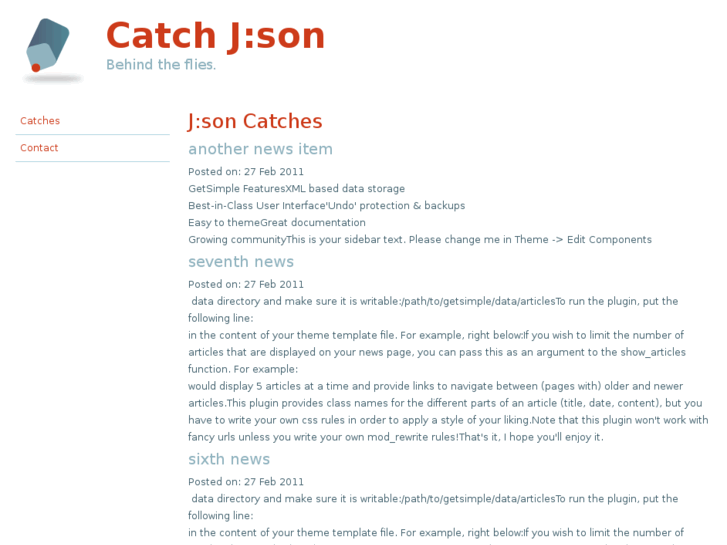 www.catchjson.com