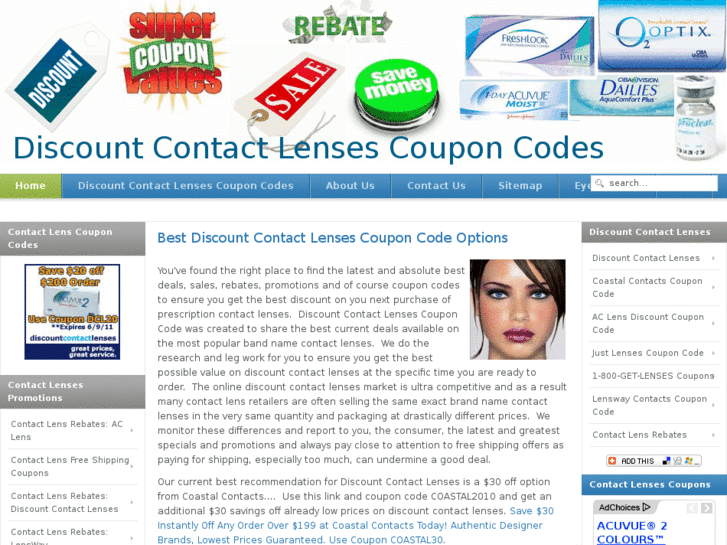 www.discountcontactlensescouponcode.com