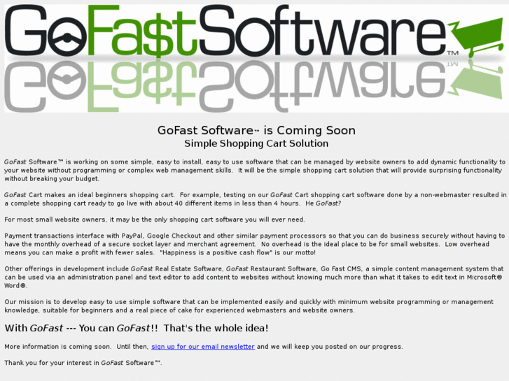 www.gofastsoftware.com