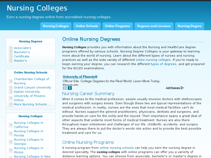 www.nursingdegreecolleges.com