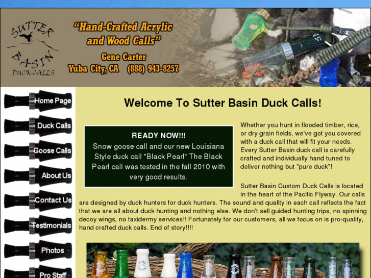 www.sutterbasinduckcalls.com