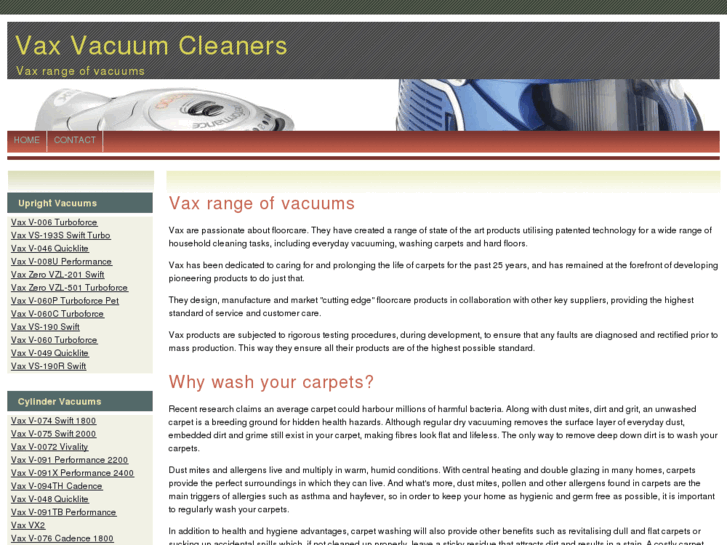 www.vax-vacuums.com