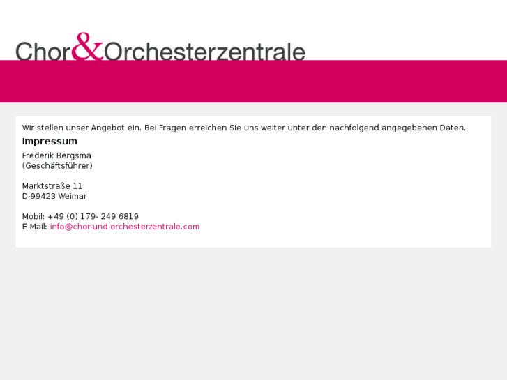 www.chor-und-orchesterzentrale.com