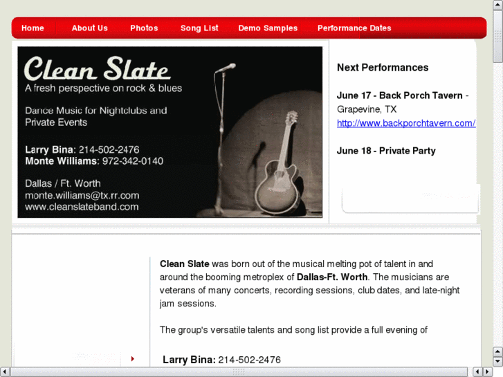 www.cleanslateband.com